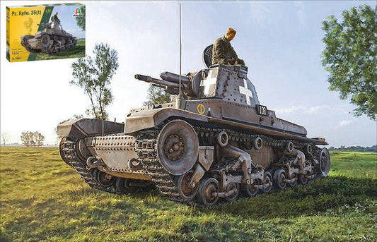 KIT DA MONTARE IN SCALA COMPATIBILE CON PZ.KPFW.35 t KIT 1:72 ITALERI IT7084