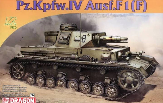 KIT DA MONTARE IN SCALA COMPATIBILE CON PZ.KPFW.IV AUSF.F1 (F)  KIT 1:72 DRAGON D7609