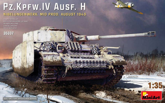 KIT DA MONTARE IN SCALA COMPATIBILE CON PZ.KPFW.IV AUSF.H.NIBELUNGENW.MID PROD.KIT 1:35 MINIART MIN35337