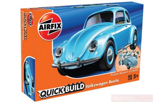 KIT DE MONTAGE D'ÉCHELLE COMPATIBLE AVEC VW BEETLE LIGHT BLUE AIRFIX AX6015