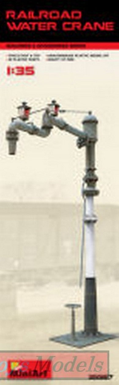 KIT D'ASSEMBLAGE À L'ÉCHELLE COMPATIBLE AVEC LE KIT DE GRUE À EAU FERROVIAIRE 1:35 MINIART MIN35567