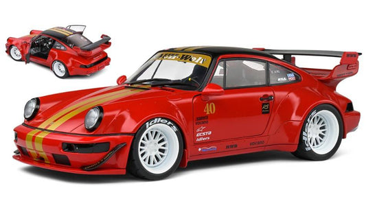SCALE ASSEMBLY KIT COMPATIBLE WITH RWB BODYKIT 2021 RED SAKURA 1:18 SOLID SL1807506