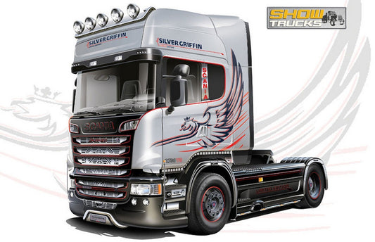KIT DA MONTARE IN SCALA COMPATIBILE CON SCANIA R730 STREAMLINE 4x2 KIT 1:24 ITALERI IT3906