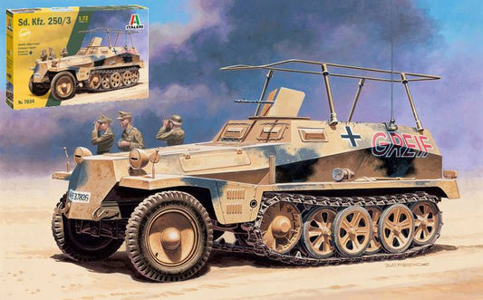 KIT DA MONTARE IN SCALA COMPATIBILE CON SD KFZ 250/3 KIT 1:72 ITALERI IT7034