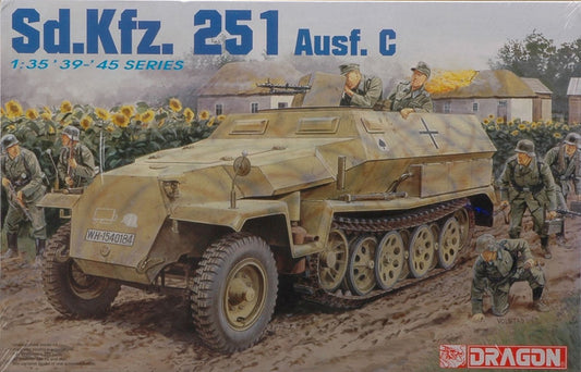 KIT DE MONTAGE À L'ÉCHELLE COMPATIBLE AVEC SD KFZ 251 AUSF.C KIT 1:35 DRAGON D6187