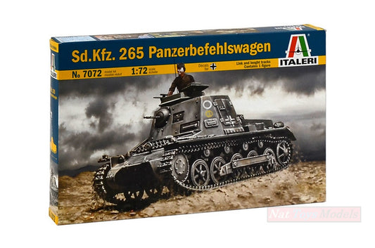 KIT DA MONTARE IN SCALA COMPATIBILE CON SD KFZ 265 KIT 1:72 ITALERI IT7072