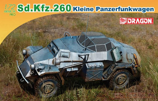 KIT DA MONTARE IN SCALA COMPATIBILE CON SD.KFZ.260 KLEINE PANZERFUNKWAGEN KIT 1:72 DRAGON D7446