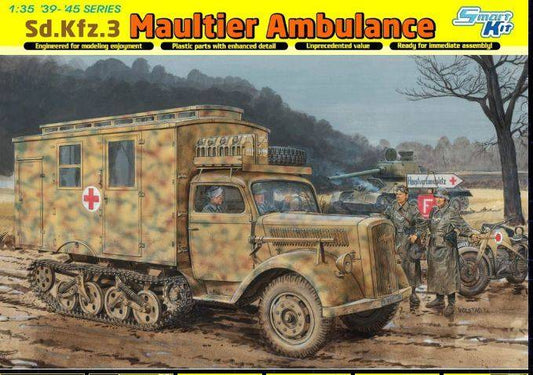 KIT DA MONTARE IN SCALA COMPATIBILE CON SD.KFZ.MAULTIER AMBULANCE KIT 1:35 DRAGON D6766