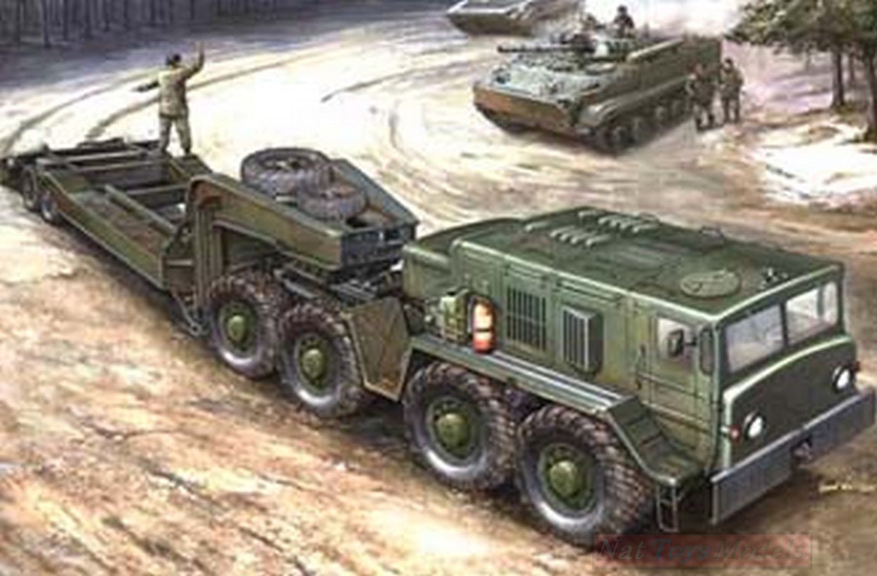 KIT DA MONTARE IN SCALA COMPATIBILE CON SEMITRAILER MAZ 537 G KIT 1:35 TRUMPETER TP0212