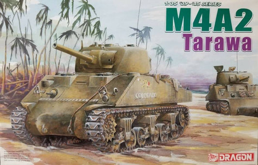 KIT DA MONTARE IN SCALA COMPATIBILE CON SHERMAN M4A2 TARAWA  KIT 1:35 DRAGON D6062