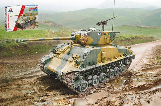 KIT DA MONTARE IN SCALA COMPATIBILE CON SHERMAN M4A3E8 KOREAN WAR KIT 1:35 ITALERI IT6586