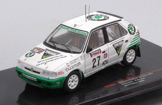 KIT DE MONTAGE À L'ÉCHELLE COMPATIBLE AVEC SKODA FELICIA KIT VOITURE N.27 RAC RALLY 1995SIBERA/GROSS 1:43 IXO MODÈLE RAC364