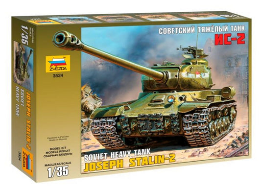 KIT DA MONTARE IN SCALA COMPATIBILE CON SOVIET HEAVY TANK J.STALIN-2 KIT 1:35 ZVEZDA Z3524