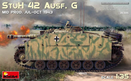 KIT DA MONTARE IN SCALA COMPATIBILE CON STUH 42 AUSF.G MID PROD.(JUL-OCT 1943) KIT 1:35 MINIART MIN35385