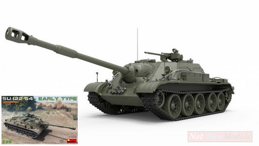 KIT DA MONTARE IN SCALA COMPATIBILE CON SU-122-54 EARLY TYPE KIT 1:35 MINIART MIN37035