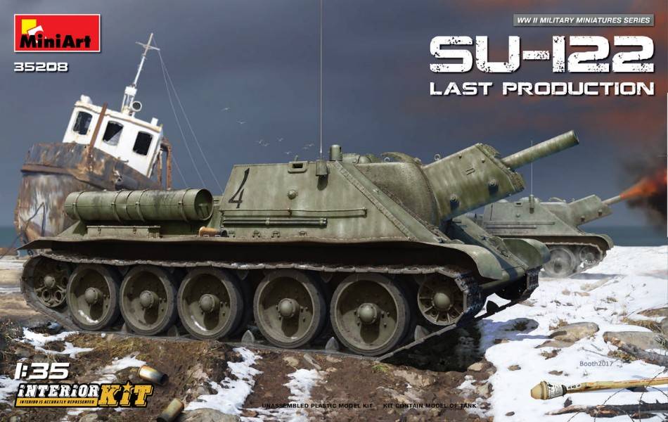 SCALE ASSEMBLY KIT COMPATIBLE WITH SU-122 (LAST PRODUCTION) INTERIOR KIT 1:35 MINIART MIN35208