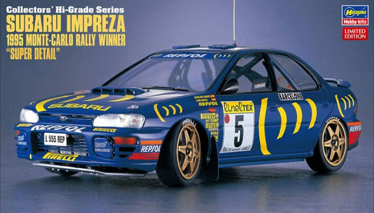 KIT DA MONTARE IN SCALA COMPATIBILE CON SUBARU IMPREZA 1995 WINNER MONTE CARLO RALLY SUPER DETAIL KIT 1:24 HASEGAWA HA51151