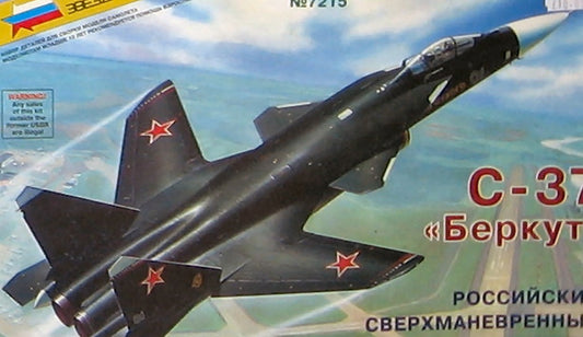 KIT DE MONTAGE À L'ÉCHELLE COMPATIBLE AVEC LE KIT SUKHOI S 37 BERKUT 1:72 ZVEZDA Z7215