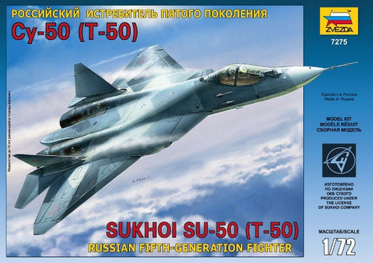 KIT DE MONTAGE À L'ÉCHELLE COMPATIBLE AVEC LE KIT SUKHOI T-50 1:72 ZVEZDA Z7275