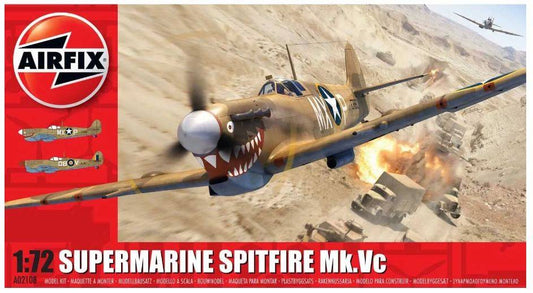 KIT D'ASSEMBLAGE À L'ÉCHELLE COMPATIBLE AVEC LE KIT SUPERMARINE SPITFIRE MK VC 1:72 AIRFIX A02108