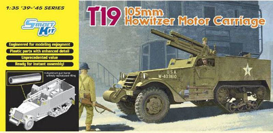 KIT DA MONTARE IN SCALA COMPATIBILE CON T 19 HOWITER MOTOR CARRIAGE KIT 1:35 DRAGON D6496