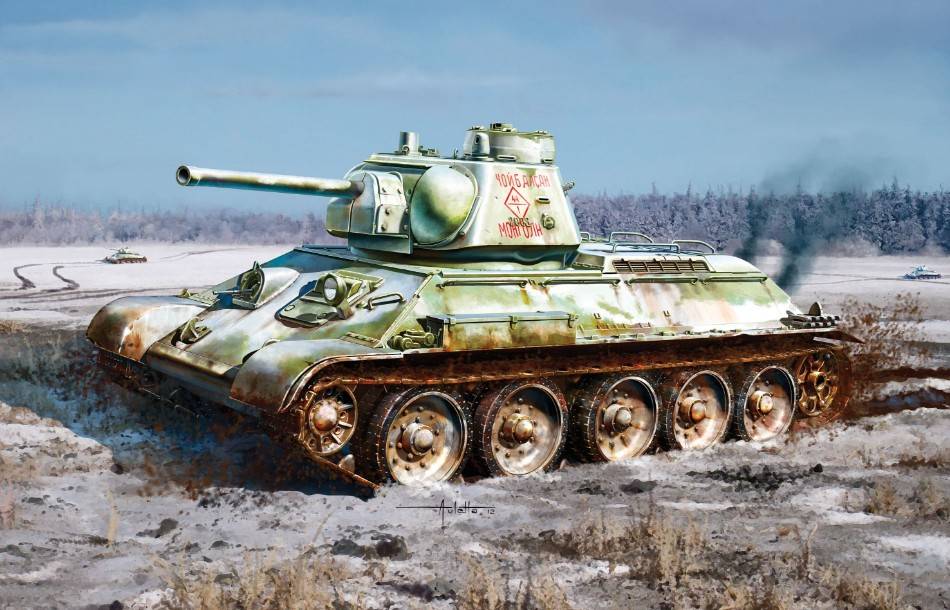 SCALE ASSEMBLY KIT COMPATIBLE WITH T-34/76 MOD.1973 W/COMMANDER CUPOLA No.82 FACTORY KIT 1:35 DRAGON D6621