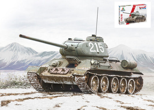 KIT DA MONTARE IN SCALA COMPATIBILE CON T-34/85 KOREAN WAR KIT 1:35 ITALERI IT6585