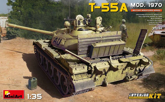 KIT DA MONTARE IN SCALA COMPATIBILE CON T-55A MOD.1970 INTERIOR KIT 1:35 MINIART MIN37094