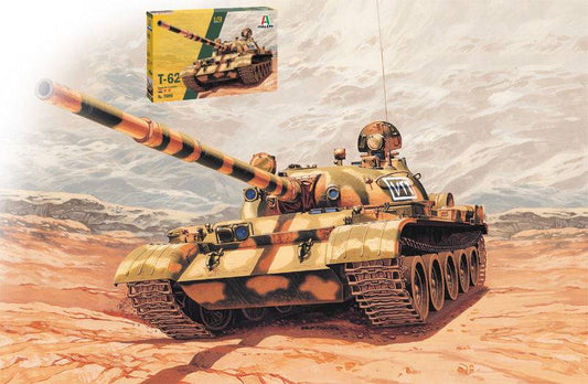 KIT DA MONTARE IN SCALA COMPATIBILE CON T 62 RUSSIAN MAIN BATTLE TANK KIT 1:72 ITALERI IT7006