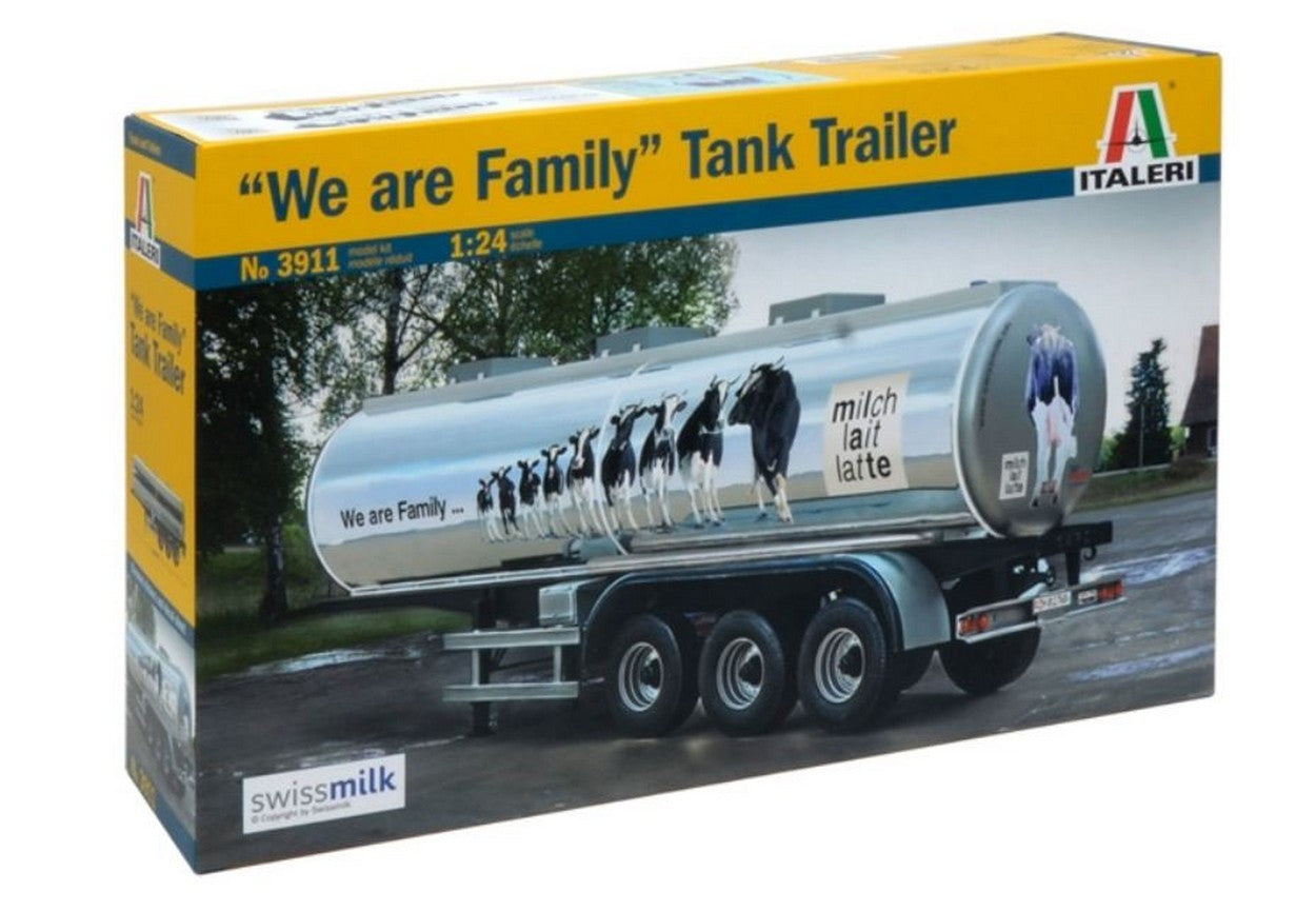KIT DA MONTARE IN SCALA COMPATIBILE CON THE FAMILY TANK TRAILER KIT 1:24 ITALERI IT3911