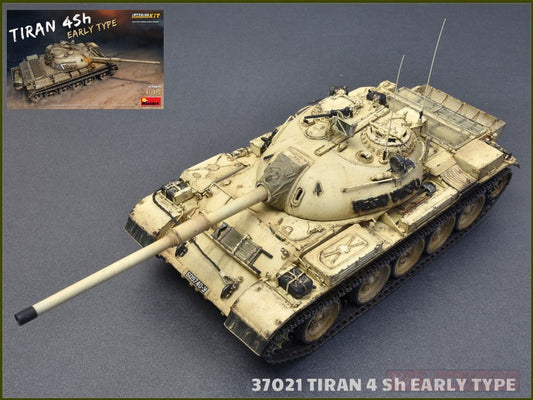 KIT D'ASSEMBLAGE À L'ÉCHELLE COMPATIBLE AVEC LE KIT DE TYPE PREMIER TIRAN 4 SH 1:35 MINIART MIN37021