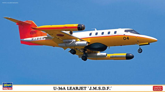 KIT D'ASSEMBLAGE À L'ÉCHELLE COMPATIBLE AVEC LE KIT U-36A LEARJET JMSDF 1:48 HASEGAWA HA07521