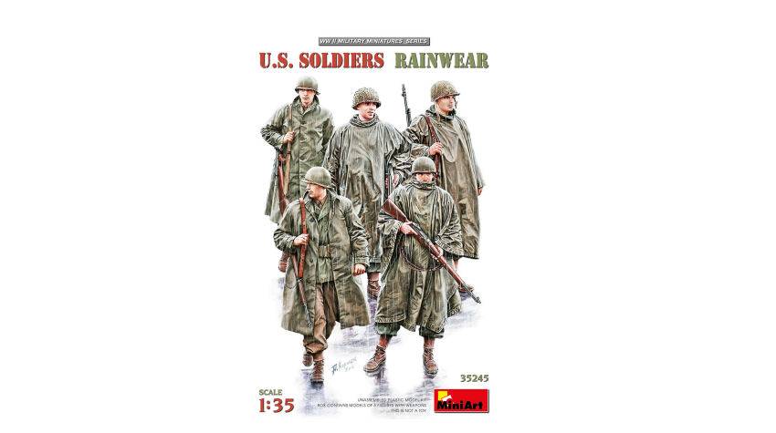 KIT DA MONTARE IN SCALA COMPATIBILE CON US SOLDIERS RAINWEAR KIT 1:35 MINIART MIN35245