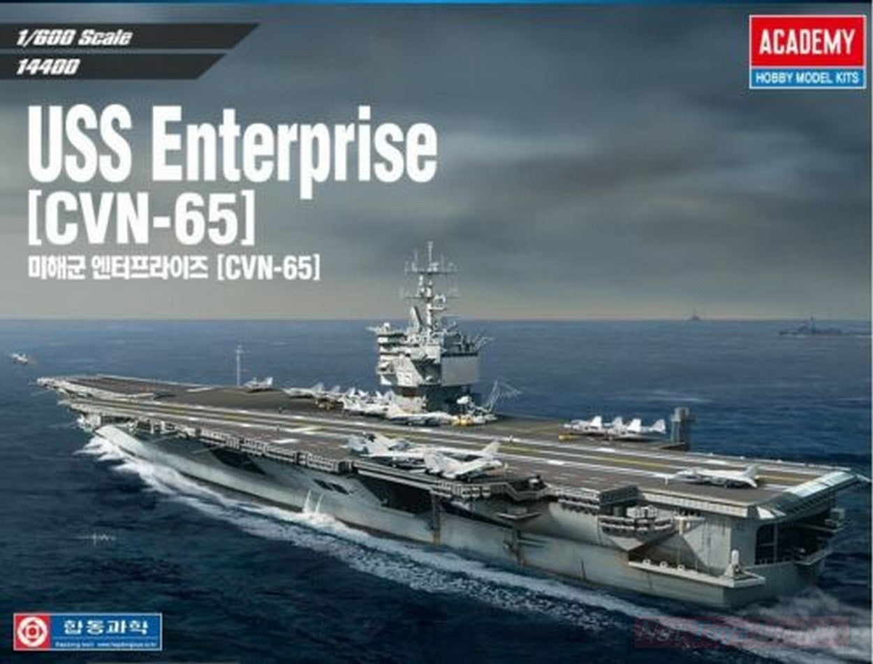 KIT D'ASSEMBLAGE À L'ÉCHELLE COMPATIBLE AVEC LE KIT USS ENTERPRISE CVN-65 1:600 ​​​​ACADEMY ACD14400