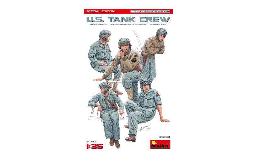 KIT DA MONTARE IN SCALA COMPATIBILE CON U.S.TANK CREW SPECIAL EDITION KIT 1:35 MINIART MIN35391