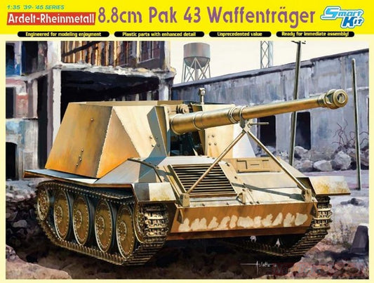 KIT DA MONTARE IN SCALA COMPATIBILE CON WAFFENTRAGER 8,8 cm PAK 43 KIT 1:35 DRAGON D6728