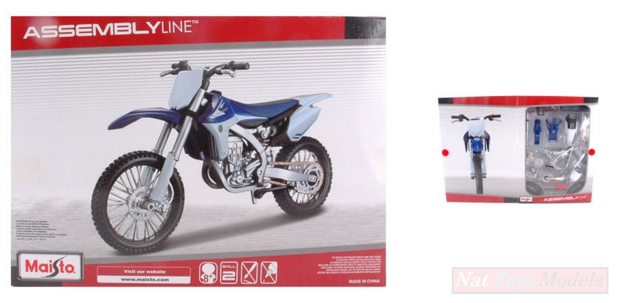SCALE ASSEMBLY KIT COMPATIBLE WITH YAMAHA YZ450F KIT 1:12 MAISTO MI39195
