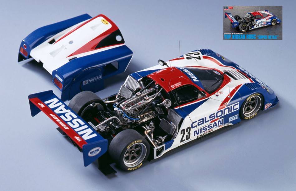 KIT DA MONTARE IN SCALA COMPATIBILE CON YHP NISSAN R89C SUPER DETAIL KIT 1:24 HASEGAWA HA51154