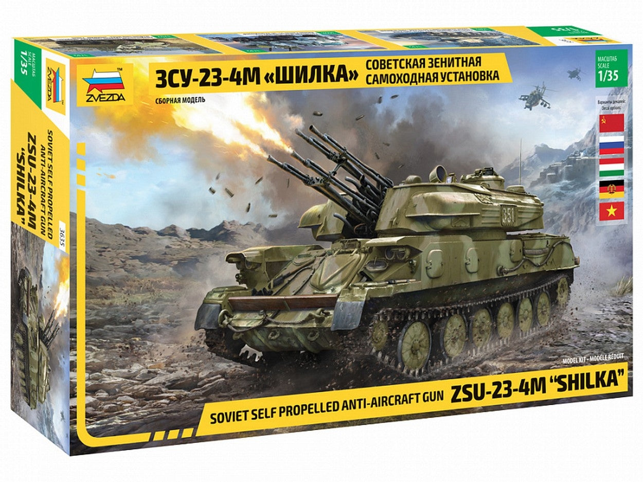 KIT DA MONTARE IN SCALA COMPATIBILE CON ZSU-23-4M SHILKA KIT 1:35 ZVEZDA Z3635
