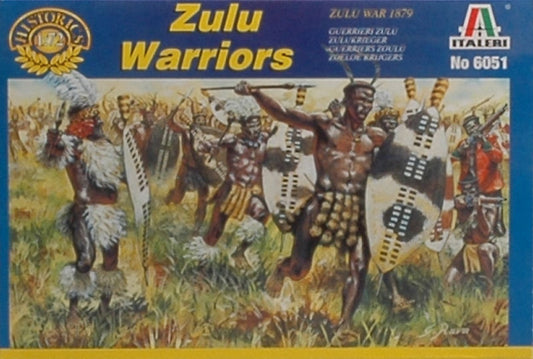 KIT DE MONTAGE À L'ÉCHELLE COMPATIBLE AVEC LE KIT ZULU WAR ZULU WARRIORS 1:72 ITALERI IT6051