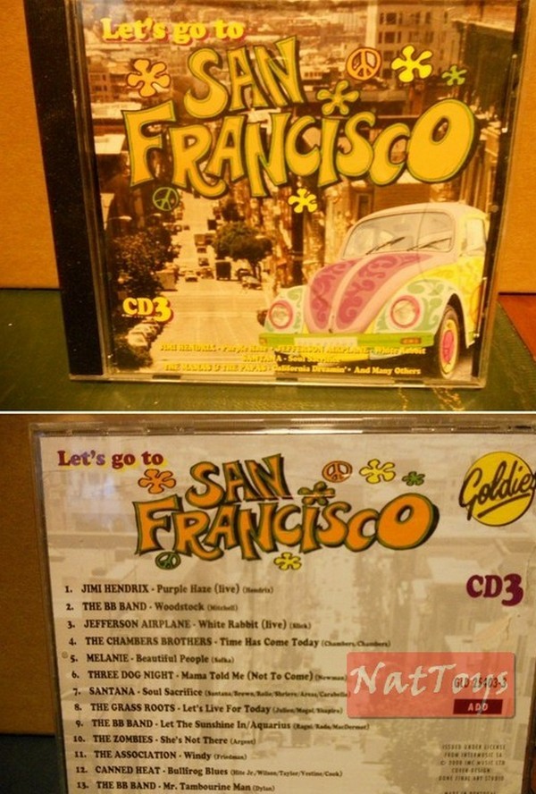 LETS GO TO SAN FRANCISCO COMPILATION Originale Usato CD Audio