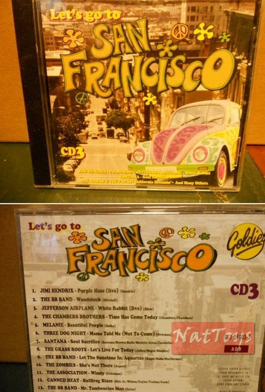 LETS GO TO SAN FRANCISCO COMPILATION Originale Usato CD Audio