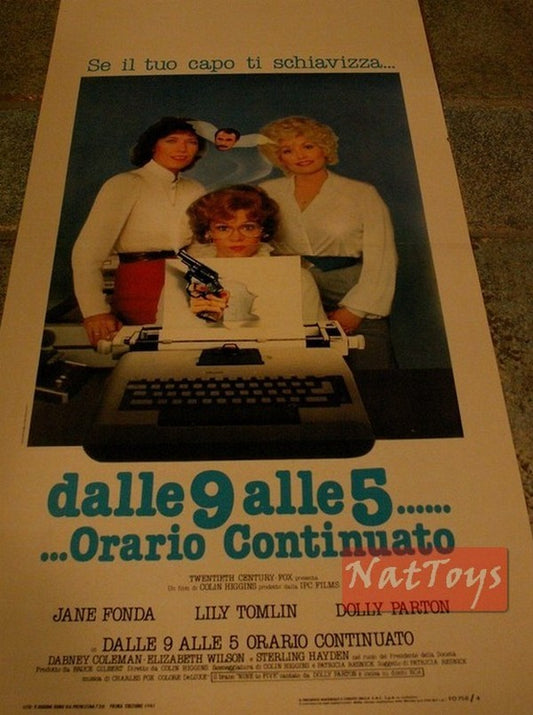 Film Poster FROM 9 TO 5 ALL TIMES with Jane Fonda Original Poster