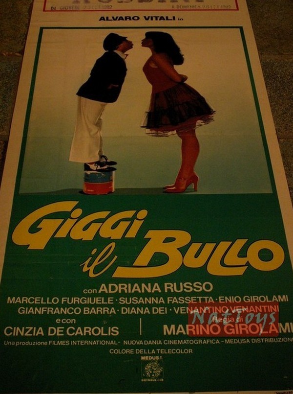 Film Poster GIGGI THE BULLO with Adriana Russo Original Cinema Poster