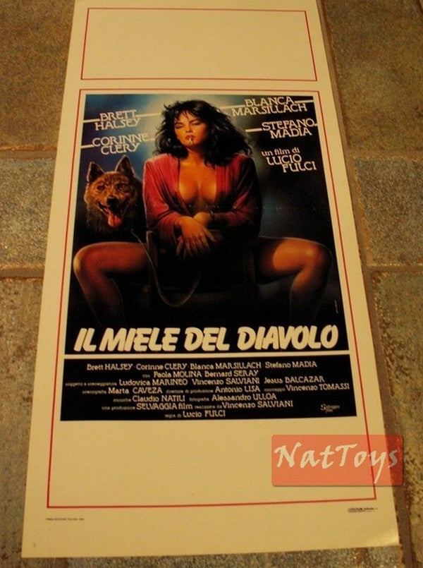 Film Poster THE DEVIL'S HONEY with Corinne Clery Original Cinema Poster