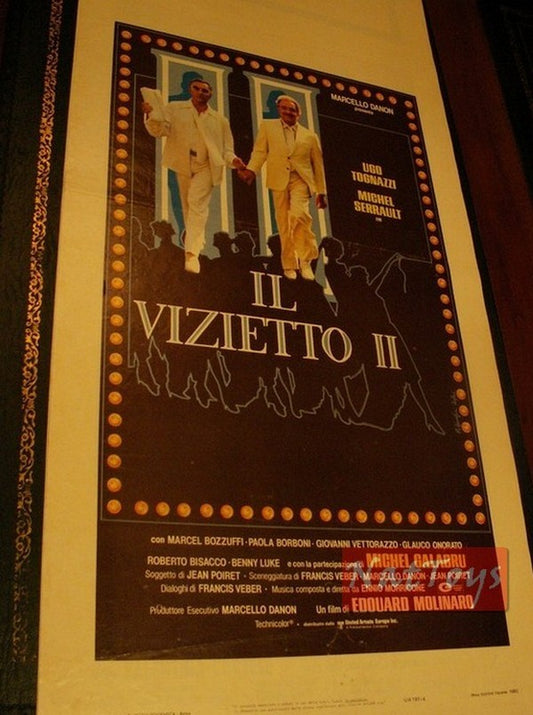 Locandina Film IL VIZIETTO II con Ugo Tognazzi Michel Serrault Original Poster