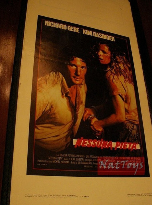Locandina Film NESSUNA PIETA' con Richard Gere e Kim Basinger Original Poster