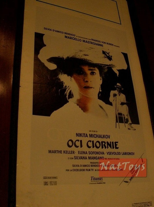 Locandina Film OCI CIORNIE con Marcello Mastroianni tipo B Original Poster