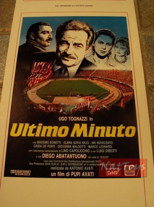 LAST MINUTE Film Poster with Ugo Tognazzi, D. Abatantuono Original Poster