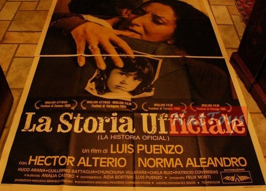 Manifesto Film LA STORIA UFFICIALE Oscar Film Straniero 1986 4F Original Poster